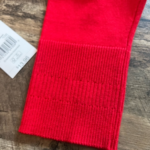 Time and Tru Bright Red Women's Cardigan - Picture 6 of 12